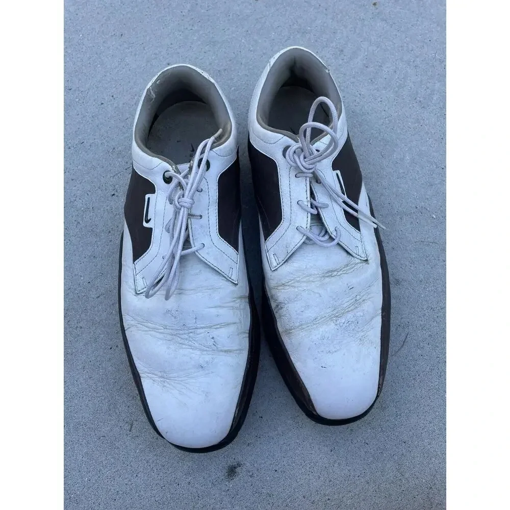Nike Tour Premium Men's Golf Cleats 379221-171‎ White/Dark Cinder Sz 9 W US